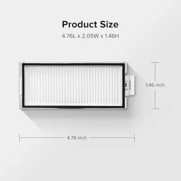 roborock Washable Filter for Roborock Q7 Max, Q7 Max+, Q8 Max, Q8 Max+, Q5 Pro, Q5 Pro+, Q5 Max+, Q5 DuoRoller+ Robot Vacuum Cleaners (2Pcs), Replacement Washable Filter for Robotic Vacuum