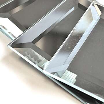 Luxurious 3x3 Beveled Mirror Wall Tile for Elegant Decor