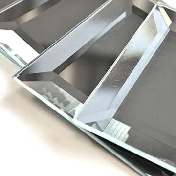 Luxurious 3x3 Beveled Mirror Wall Tile for Elegant Decor
