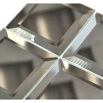 Luxurious 3x3 Beveled Mirror Wall Tile for Elegant Decor