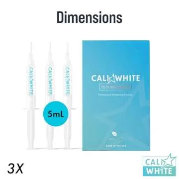Cali White Teeth Whitening Gel Refills - Vegan Organic & Effective
