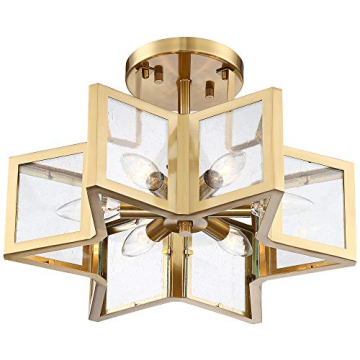 Possini Casa Star Ceiling Light - Modern Fixture 16 Inch Wide