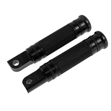 HDBUBALUS Motorcycle Foot Pegs Rest Male Mount Footpegs for Harley