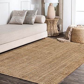 Stylish JONATHAN Y Hand Woven Chunky Jute Rug