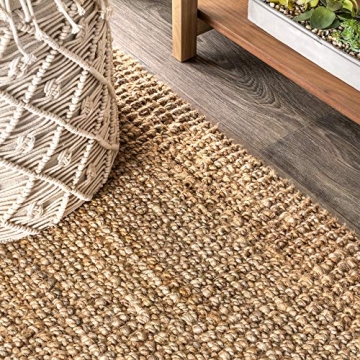 Stylish JONATHAN Y Hand Woven Chunky Jute Rug