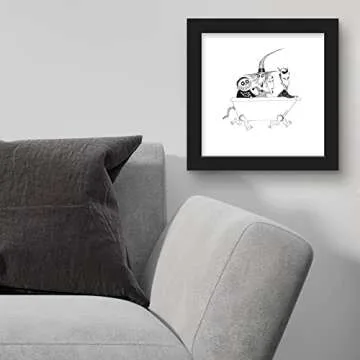 Vibrant Tim Burton's The Nightmare Before Christmas Wall Art