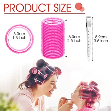 Premium 12-Piece Hair Curlers Set for All Hair Types