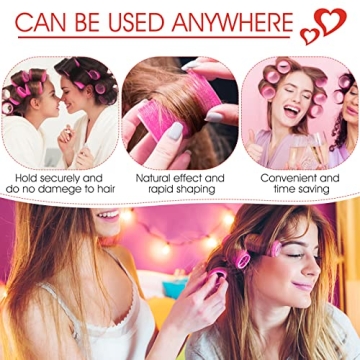 Premium 12-Piece Hair Curlers Set for All Hair Types