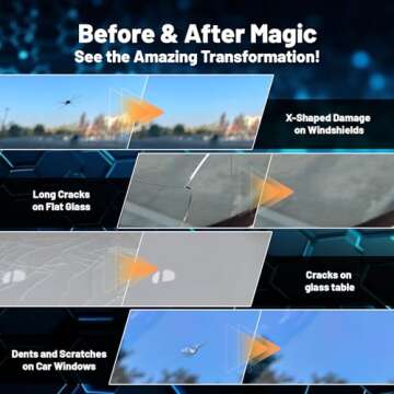 WOOKKIT Windshield Repair Kit for DIY Glass Repair Solutions