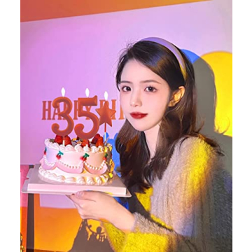 Vibrant 2.75in Red Number 3 Birthday Candle for Celebrations