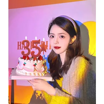 Vibrant 2.75in Red Number 3 Birthday Candle for Celebrations