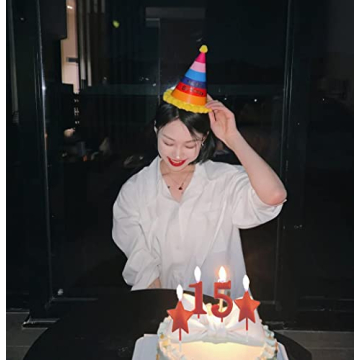 Vibrant 2.75in Red Number 3 Birthday Candle for Celebrations