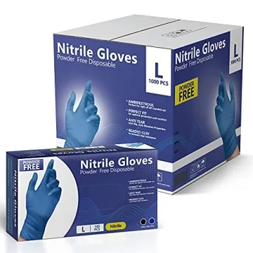 Comfortable Nitrile Gloves - Powder Free, Latex Free