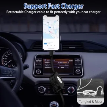 Fast Charging 3.3FT USB Type C Retractable Cable