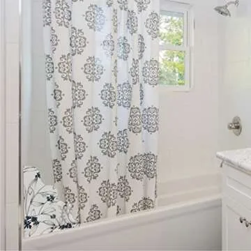 Shower Splash Guard(Set of 2) - Bathroom Water Barrier Shower Guard - Transparent Splash Guard for B...