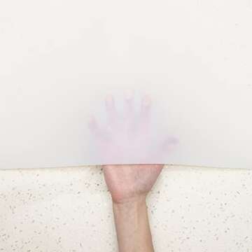 GASARÉ, Set of 2, Extra Large, Thick, Silicone Mats for Kitchen Counter, Heat Resistant Mats, Countertop Protector, Non-Slip, Easy to Clean, 25 x 17 Inches x 1.4mm, Semi-Transparent