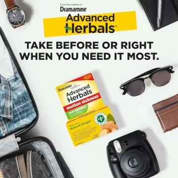 Motion Sickness Relief with Natural Ginger, Non-Drowsy