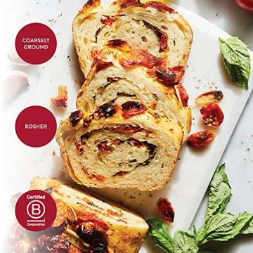 King Arthur Premium Semolina Flour: Coarse Ground, High Protein Durum Wheat for Perfect Pasta, Pizza, and Bread Making - Kosher, 3 lbs Resealable Bag, USA-Grown Wheat, Versatile Baking Ingredient