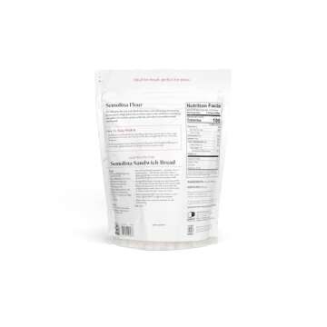 King Arthur Premium Semolina Flour: Coarse Ground, High Protein Durum Wheat for Perfect Pasta, Pizza, and Bread Making - Kosher, 3 lbs Resealable Bag, USA-Grown Wheat, Versatile Baking Ingredient