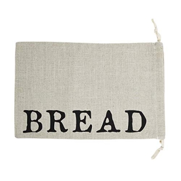 Eco-Friendly 100% Linen Bread Bag with Drawstring Closure Designed for Kitchen Use
