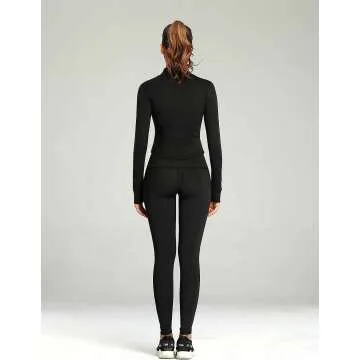 UANEO Women's Cropped Workout Athletic Jackets