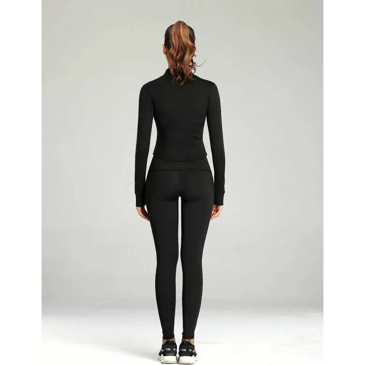 UANEO Women's Cropped Workout Athletic Jackets