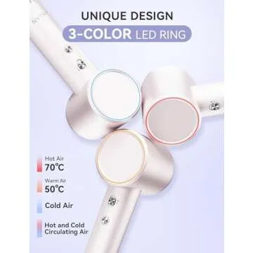 ANLAN 1300W Fast Drying Ionic Hair Dryer for Women