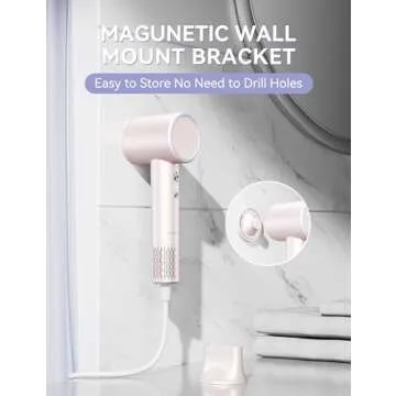 ANLAN 1300W Fast Drying Ionic Hair Dryer for Women