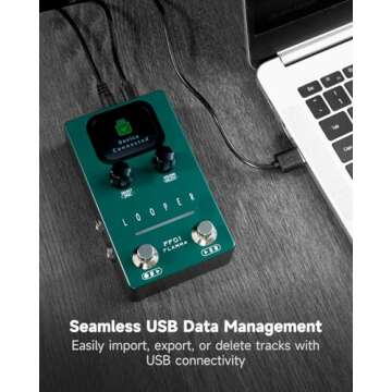 Discover FLAMMA Looper Pedal with 40 Slots & 160 Minutes