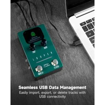 Discover FLAMMA Looper Pedal with 40 Slots & 160 Minutes