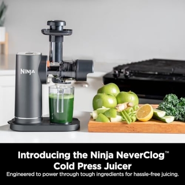 Ninja JC151 NeverClog Slow Juicer for Fresh Juice