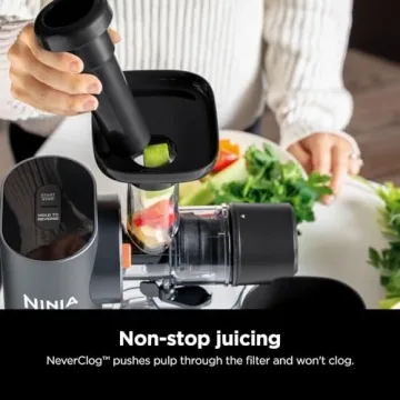 Ninja JC151 NeverClog Slow Juicer for Fresh Juice