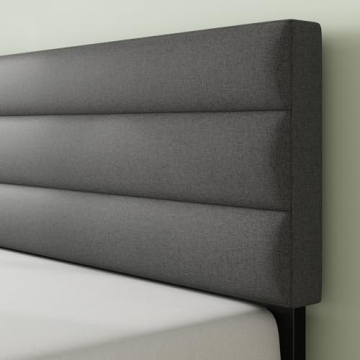 Stylish ZINUS Queen Piper Upholstered Bed Frame