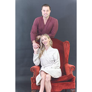 Elegant Aegean Concept Turkish Muslin Bathrobe for All