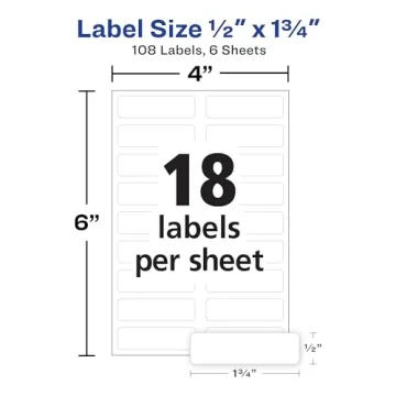 Avery No-Iron Fabric Labels for Easy Labeling Solutions