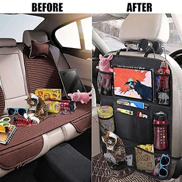Sunyou Car Backseat Organizer with Tablet Holder for Kids