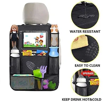 Sunyou Car Backseat Organizer with Tablet Holder for Kids