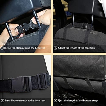 Sunyou Car Backseat Organizer with Tablet Holder for Kids