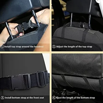 Sunyou Car Backseat Organizer with Tablet Holder for Kids