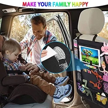 Sunyou Car Backseat Organizer with Tablet Holder for Kids
