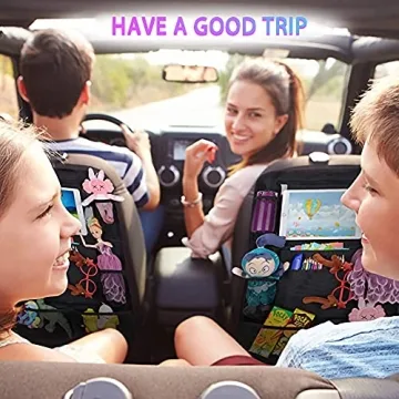 Sunyou Car Backseat Organizer with Tablet Holder for Kids