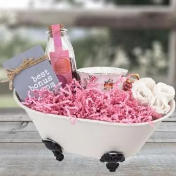 MagicWater Supply - 2 LB - Light Pink - Crinkle Cut Paper Shred Filler great for Gift Wrapping, Basket Filling, Birthdays, Weddings, Anniversaries, Valentines Day, and other occasions