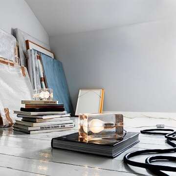 Design House Harri Koskinen Block Lamp - White Cord