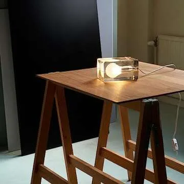 Design House Harri Koskinen Block Lamp - White Cord