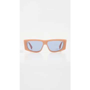 Poppy Lissiman Women's Bart Sunglasses, Dark Peach, Pink, Tan, One Size