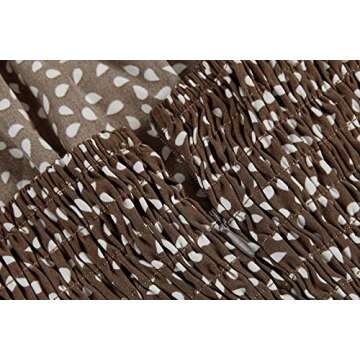 Jeanewpole1 Womens Spaghetti Strap Print Jumpsuit Smocked Wide Leg Short Romper