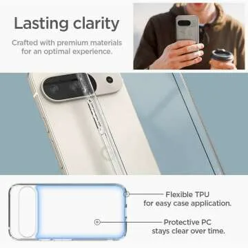 Pixel 9 Ultra Hybrid Case - Clear & Durable Protection