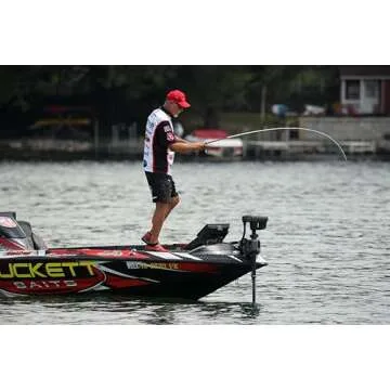 Duckett Fishing Zeus Spinning Rod, 7'0" Medium Fast, White/Holographic