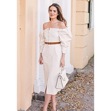 XZQTIVE Women's Leather Belts Gold Buckle 3 Pack