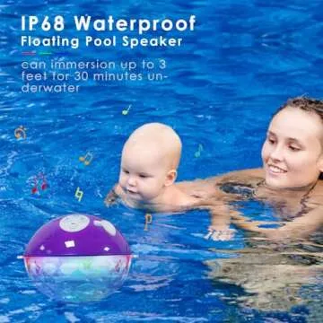Blufree Floating Pool Speaker - Bluetooth Waterproof Sound